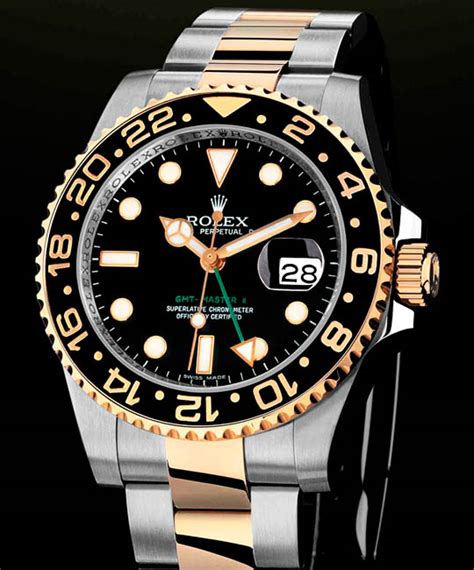 rolex gmt master 2 acciaio oro ghiera ceramica|rolex gmt master ii.